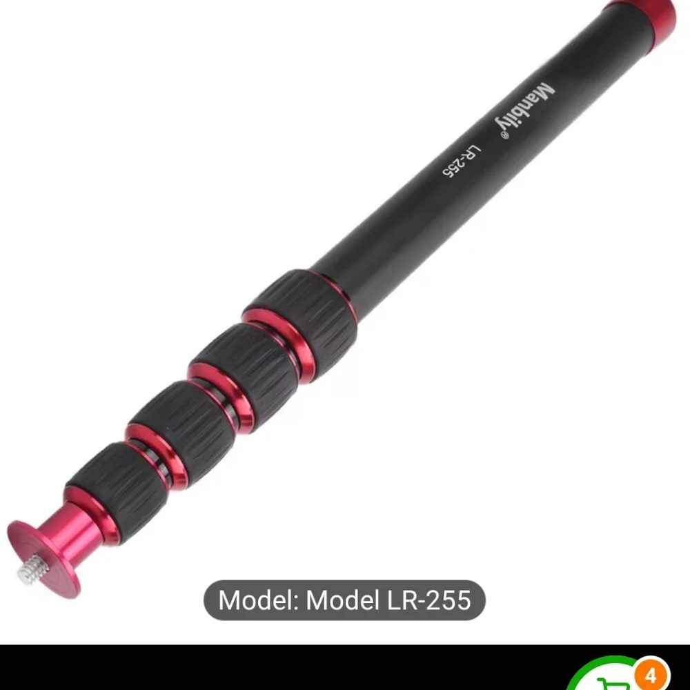 Aluminium Alloy Camera, 5 Section Monopod Tripod- 13. 2- 42. 5 inch, Solid Light